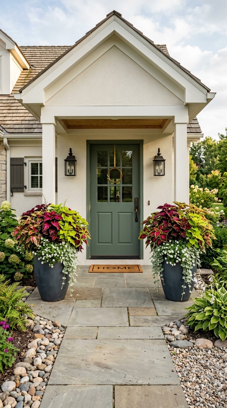 Coleus Porch Planter Ideas