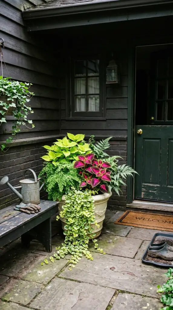 Coleus Shade Planter Ideas for Dark Corners