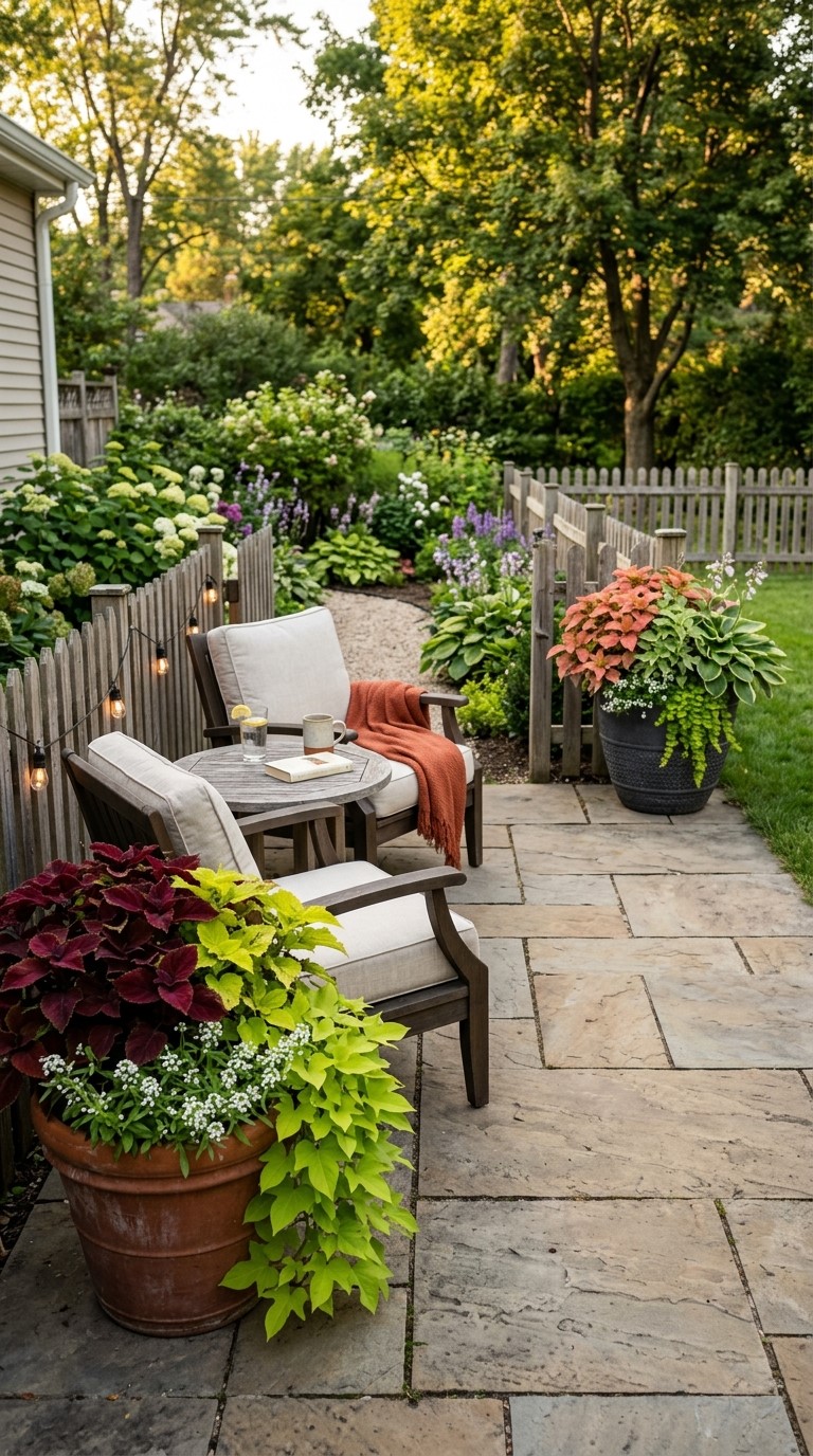 Coleus Patio Planter Ideas
