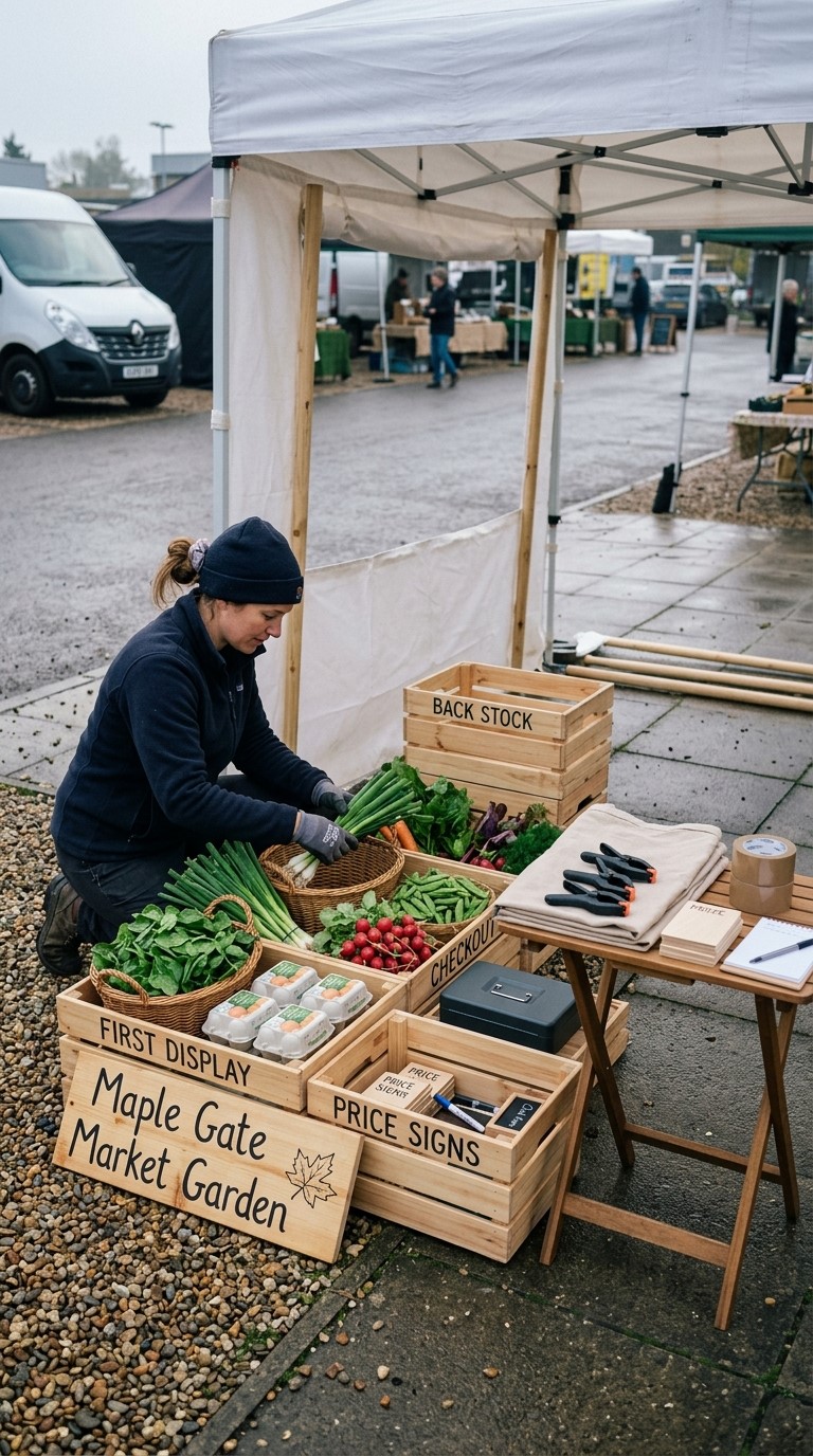 Farmers Market Booth Setup