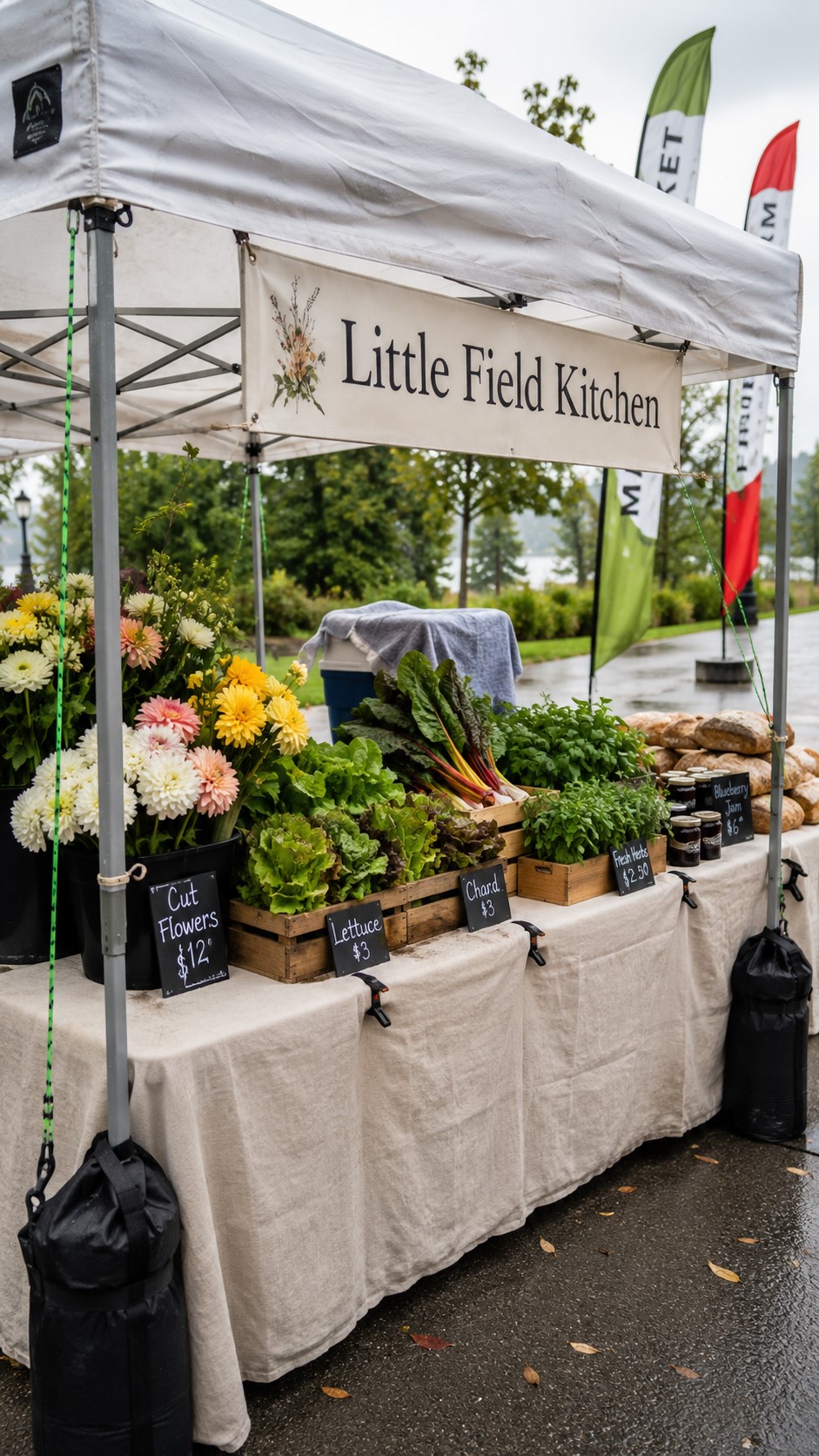 Prepare Your Farmers Market Booth Setup for Weather and Long Mornings