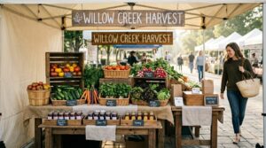 Farmers Market Booth Setup Ideas