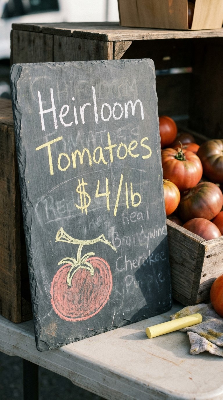 Farmers Market Chalkboard Signs