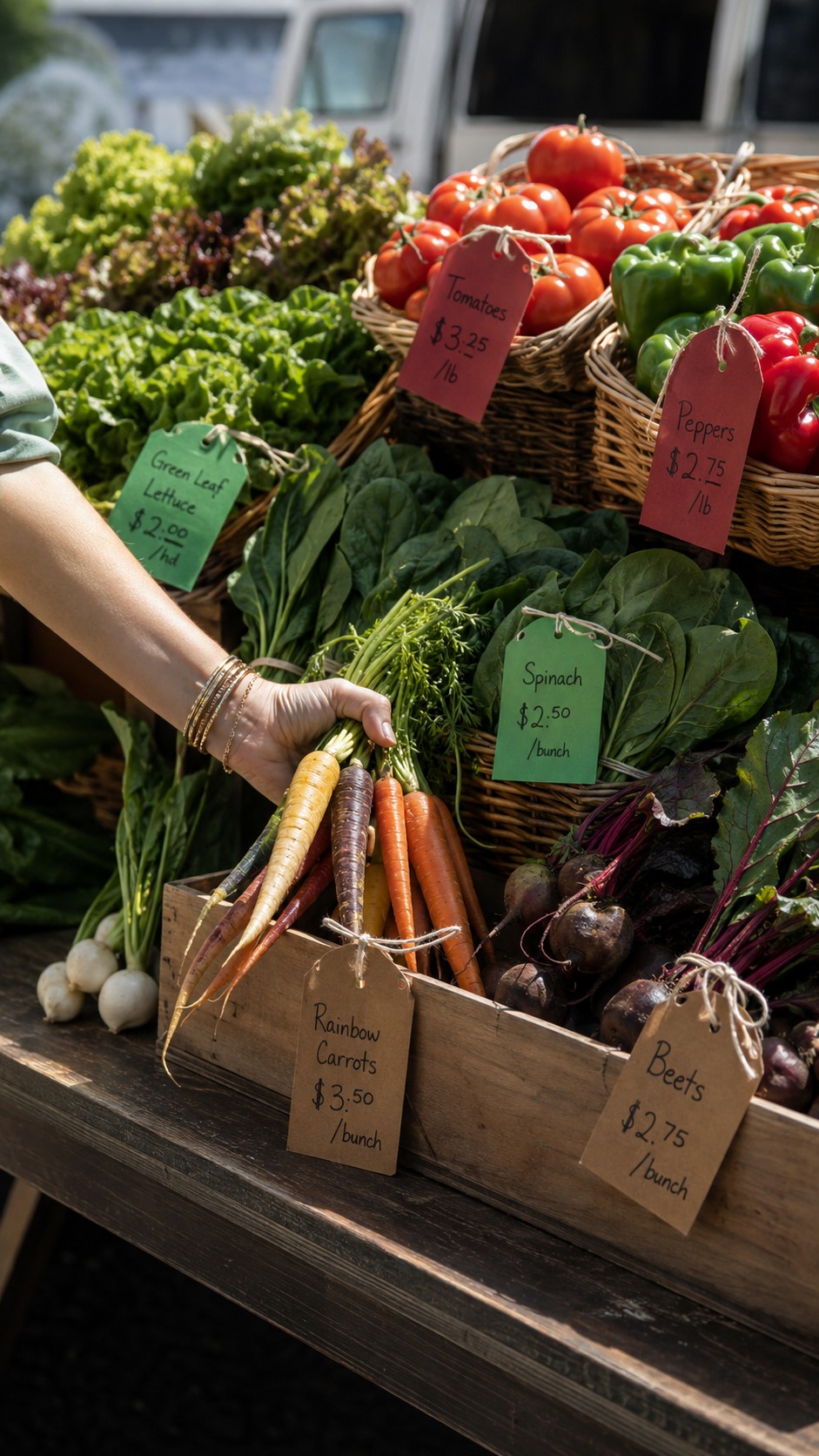 Farmers Market Price Signs