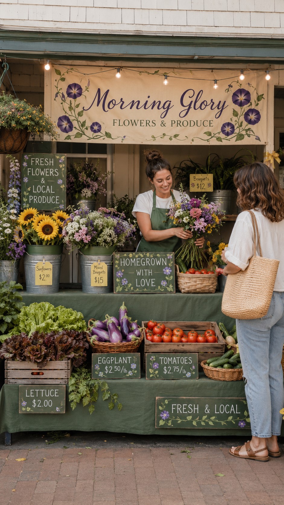 Farmers Market Display Signs and a Cohesive Look