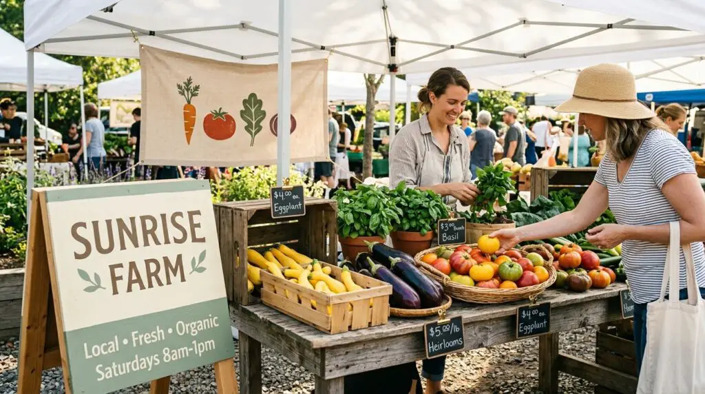 Farmers Market Signage
