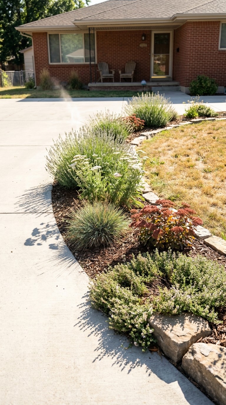 Full Sun Front Yard Borders