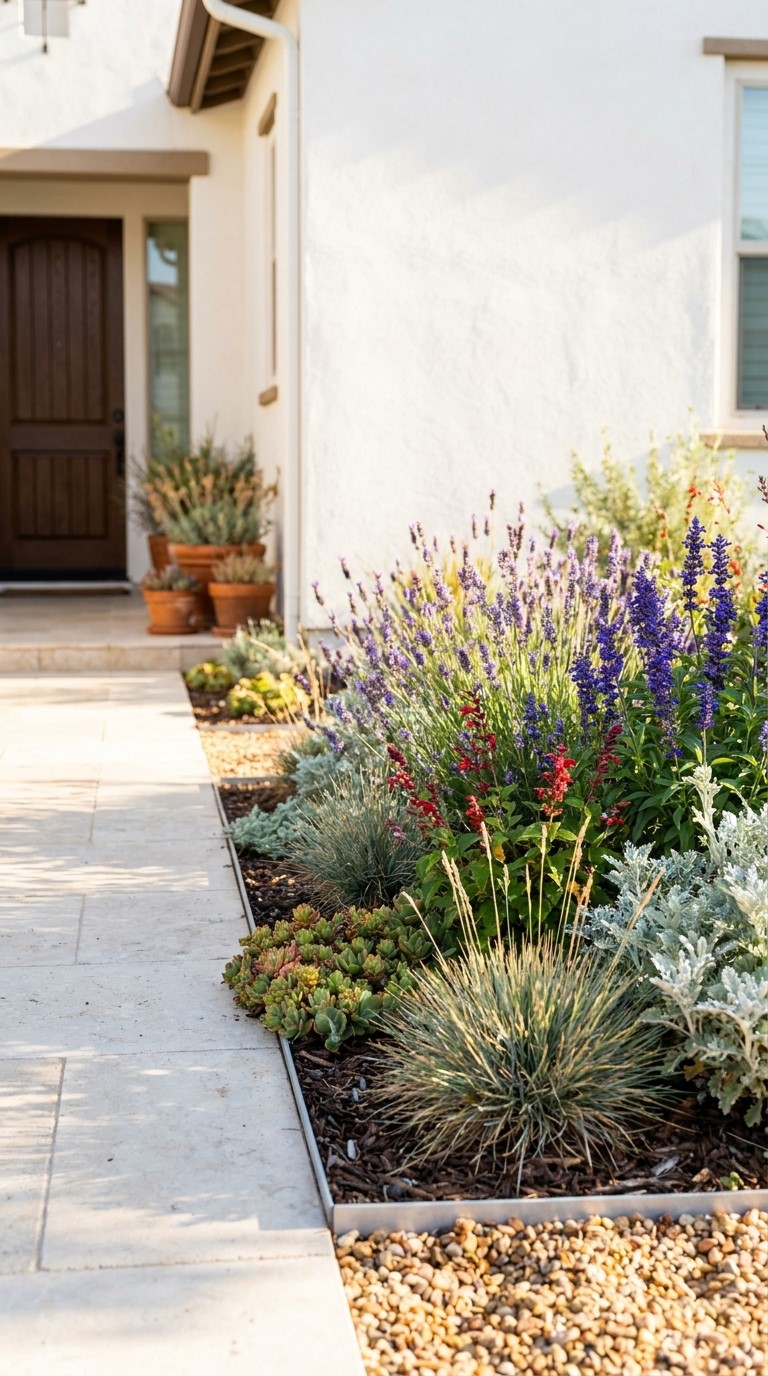 Full Sun Front Yard Borders