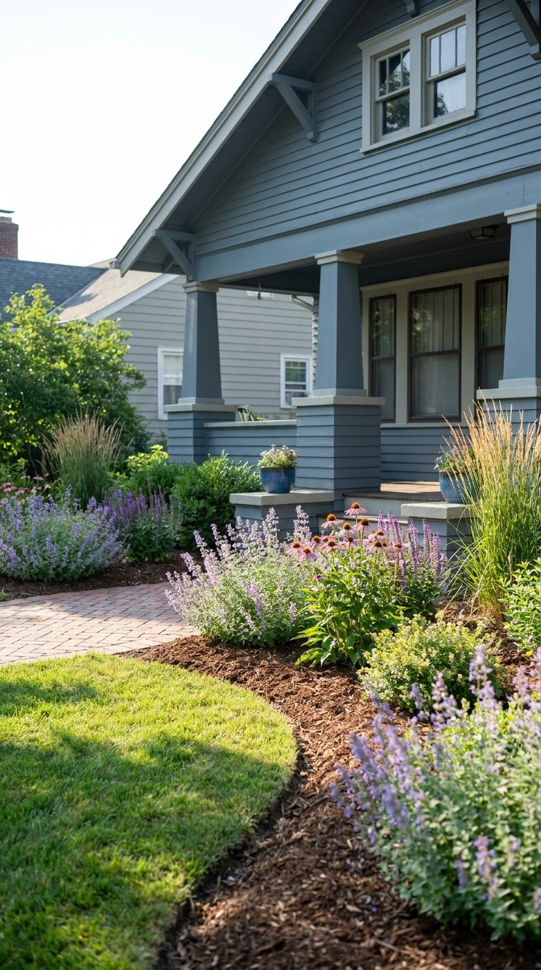 Full Sun Front Yard Border Ideas