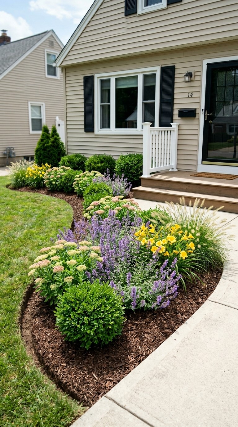 Low Maintenance Full Sun Front Yard Borders