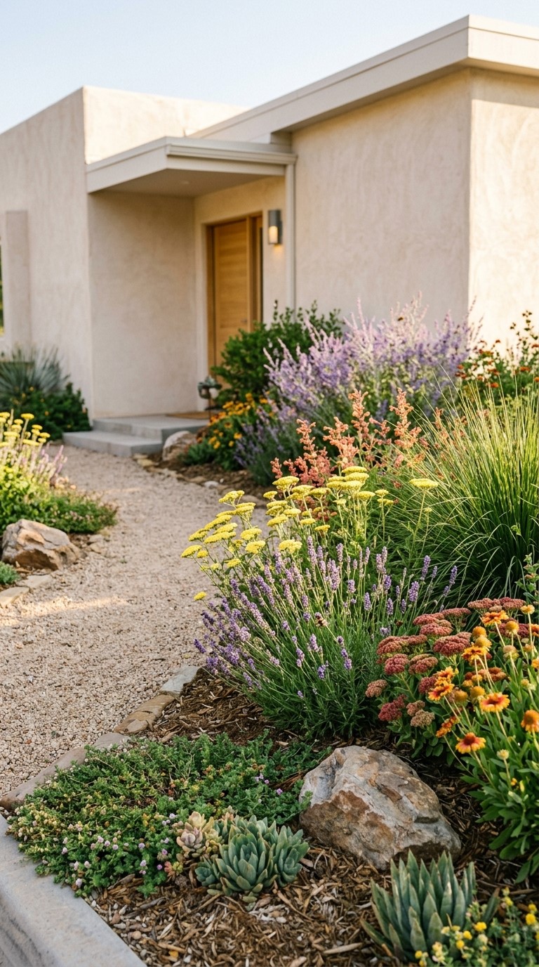 Drought Tolerant Full Sun Front Yard Borders