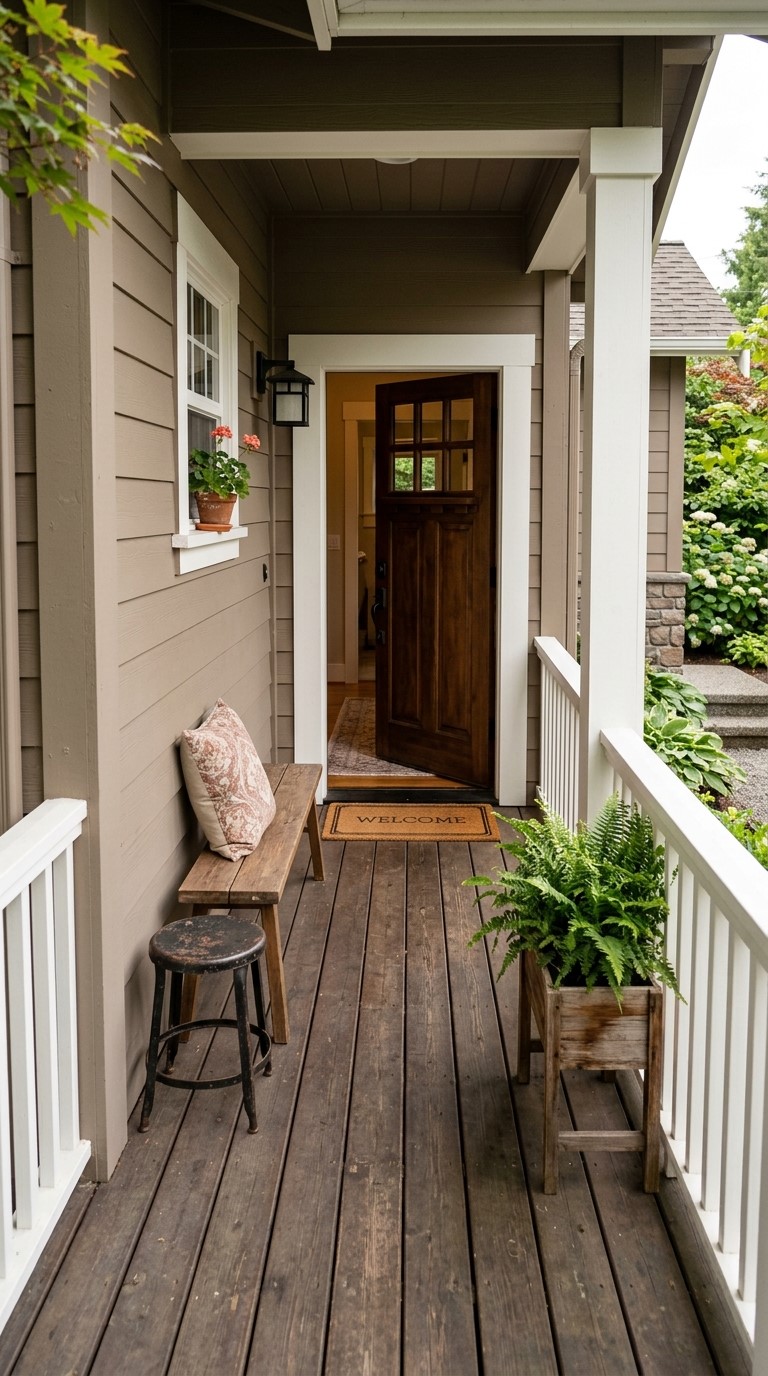 Narrow Front Porch Furniture Ideas That Fit the Space