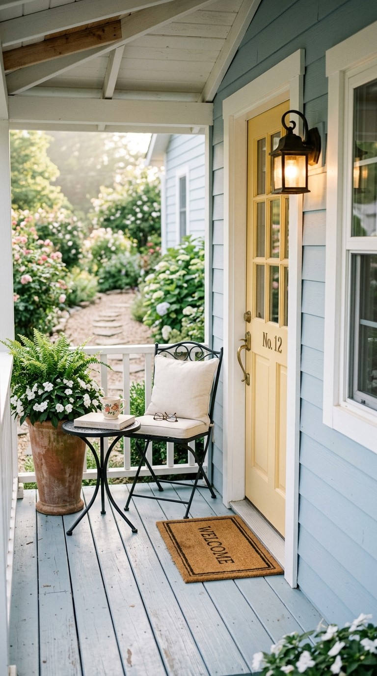 Narrow Front Porch Seating Ideas