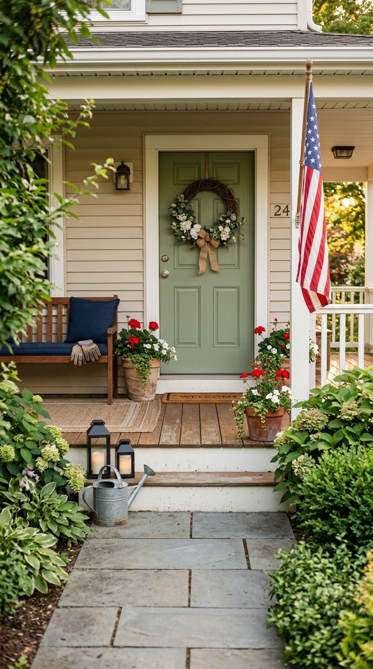 Patriotic Front Porch