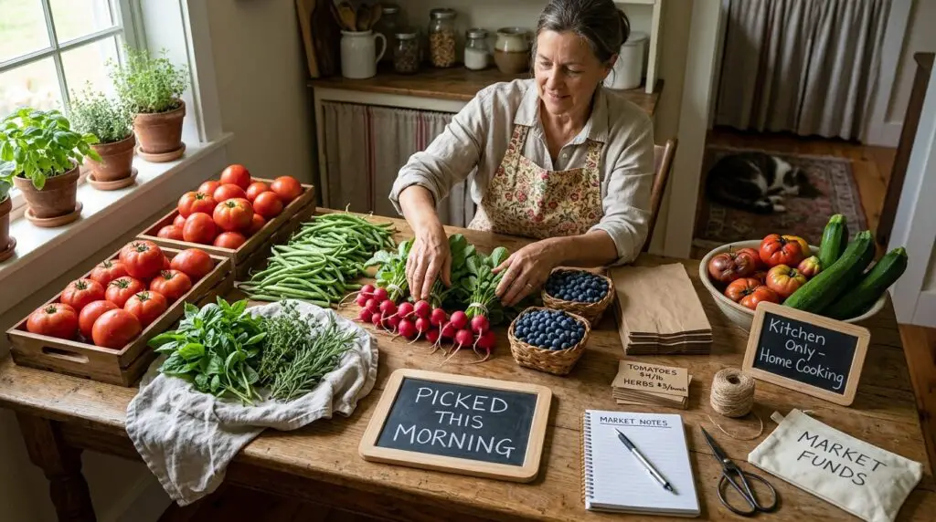 Selling Produce at Farmers Markets