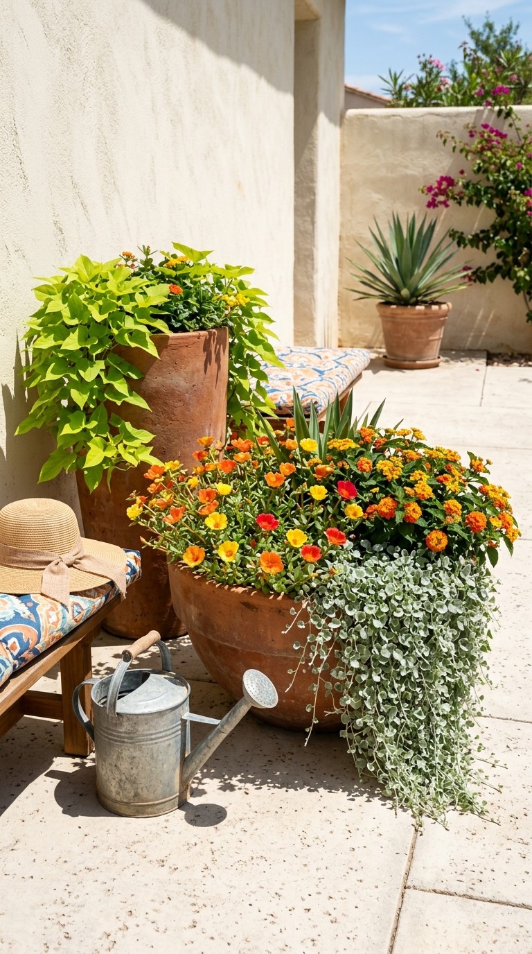 Full Sun Container Spiller Ideas by Location