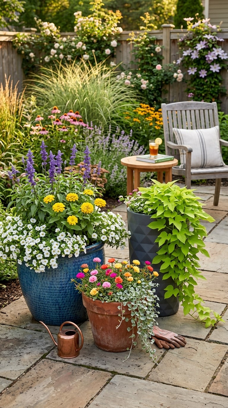 Spiller Ideas for Sunny Planters