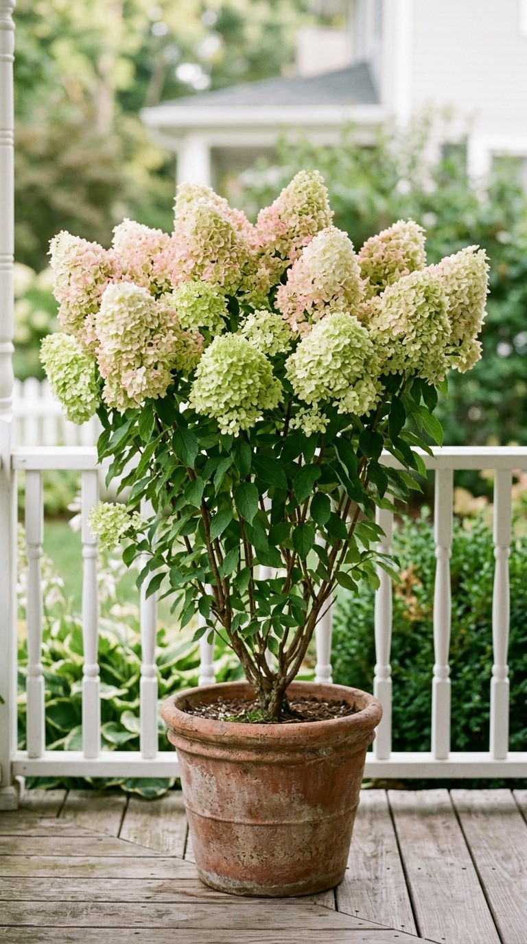 Hydrangea paniculata 'Limelight'