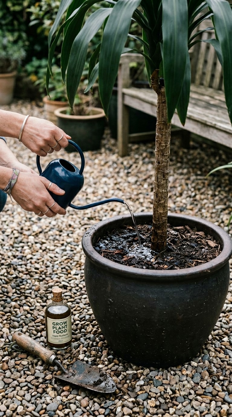 Water ing Dracaena fragrans