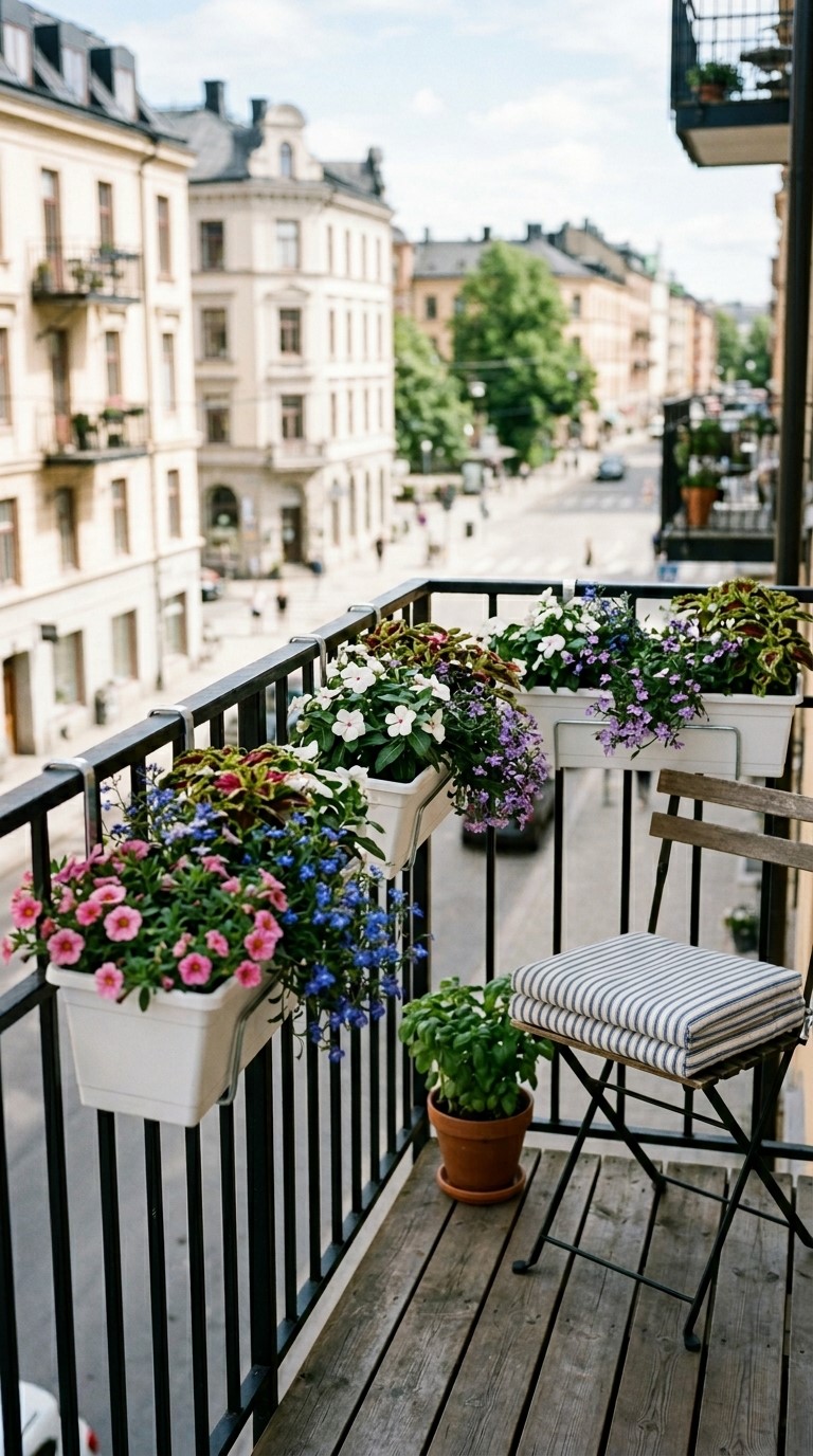 Summer Window Box Planters for Small Spaces