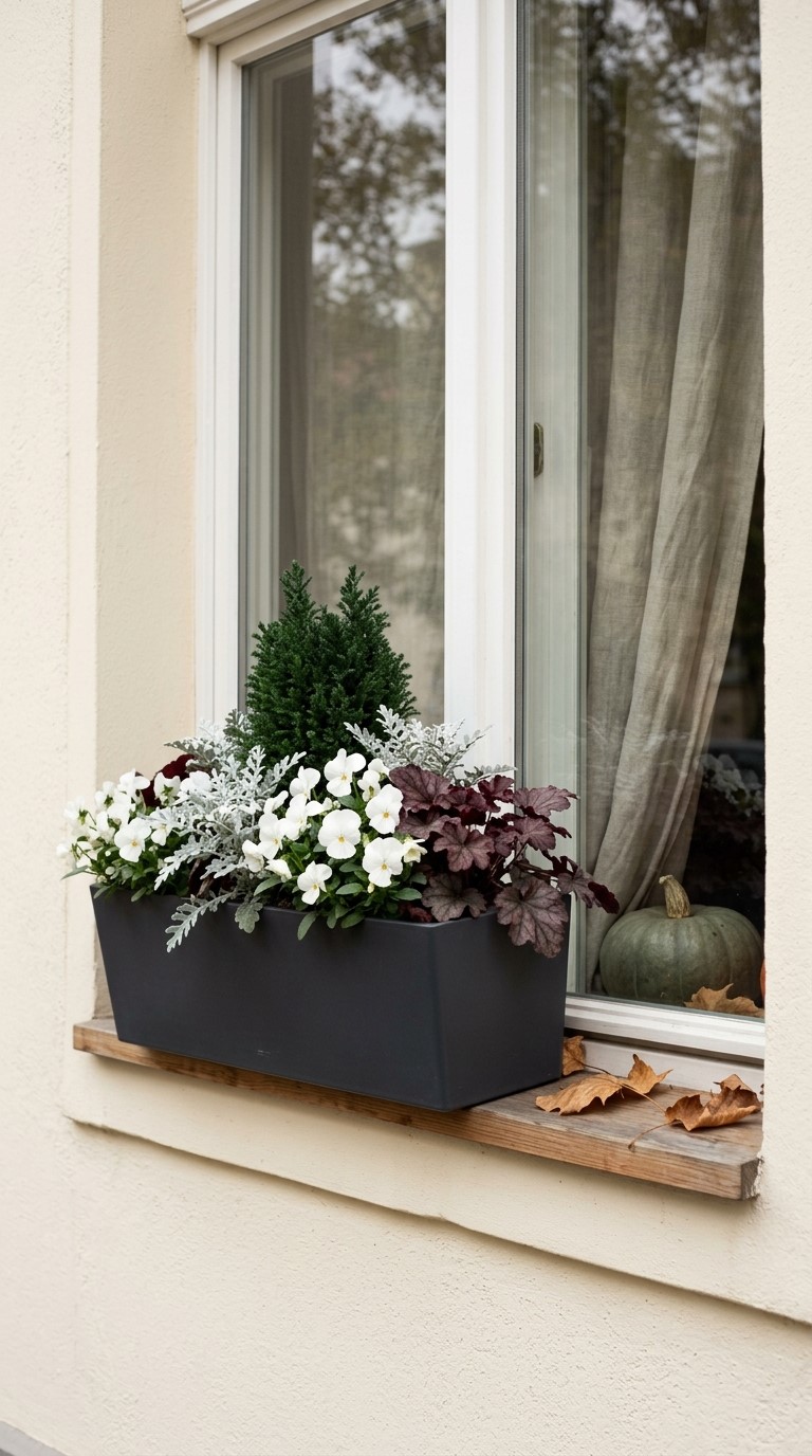 Fall Flower Box Ideas for Apartments
