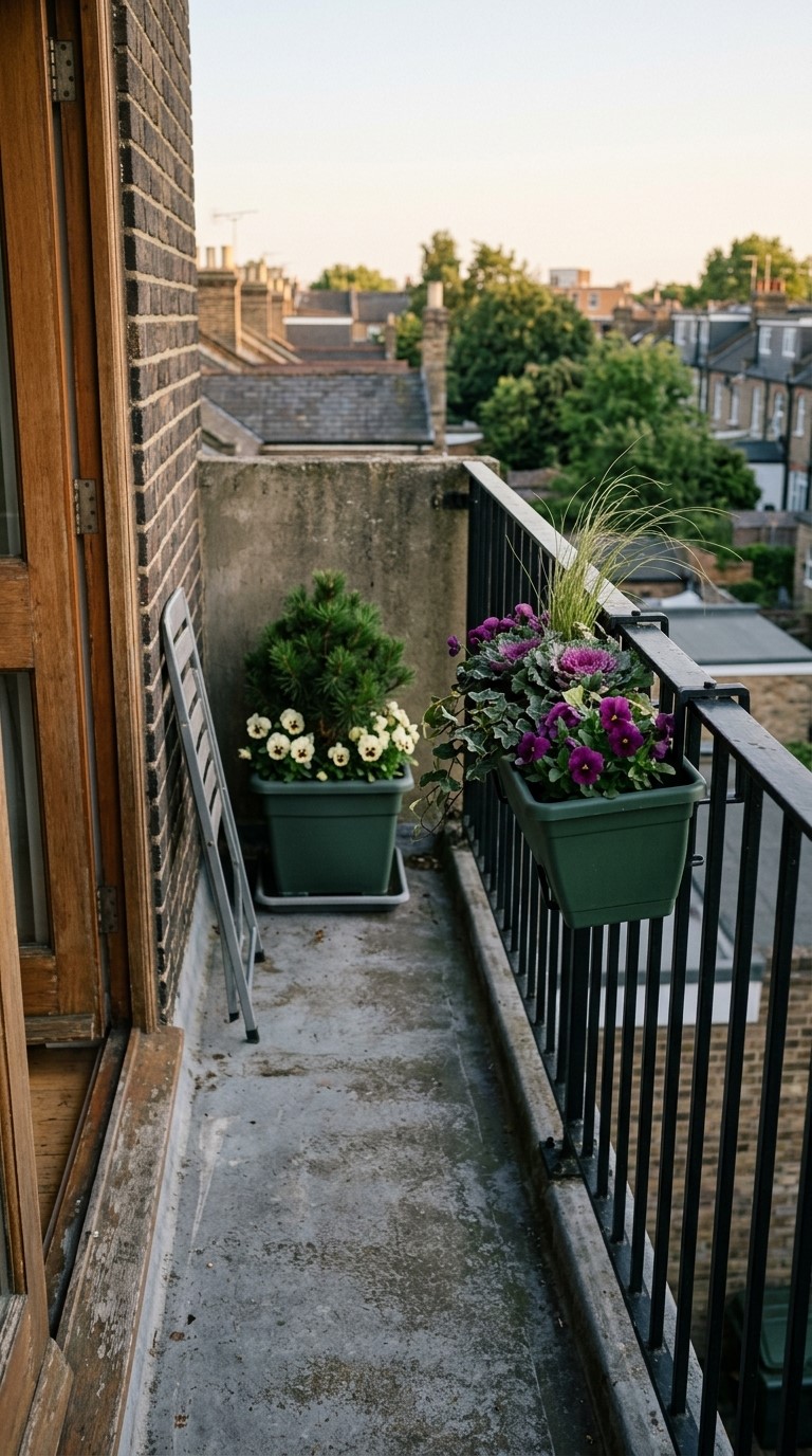 Balcony Fall Window Box Ideas for Railings
