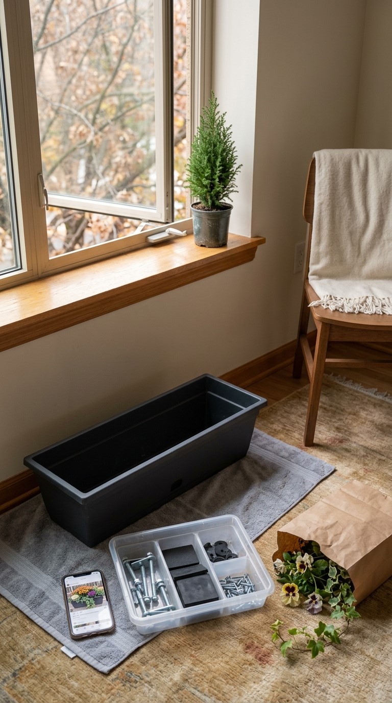 Apartment-Friendly Fall Window Box Ideas
