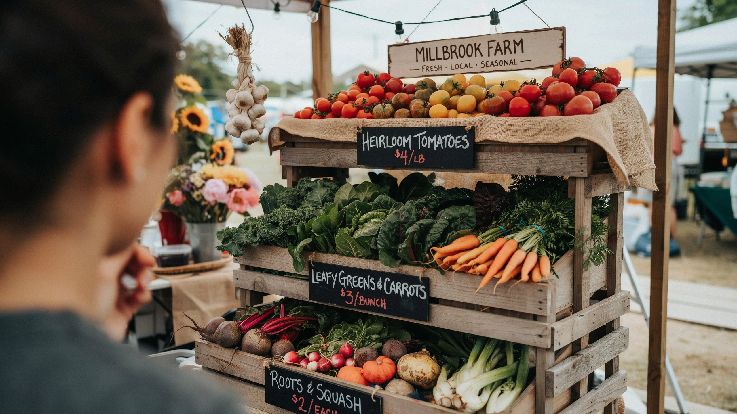 Farmers Market Crate Display Ideas for Showing More Produce in Less Space