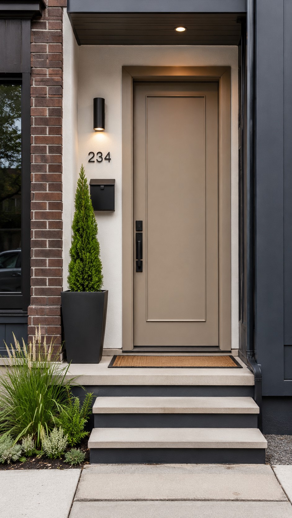 Small Modern Front Porch Ideas 