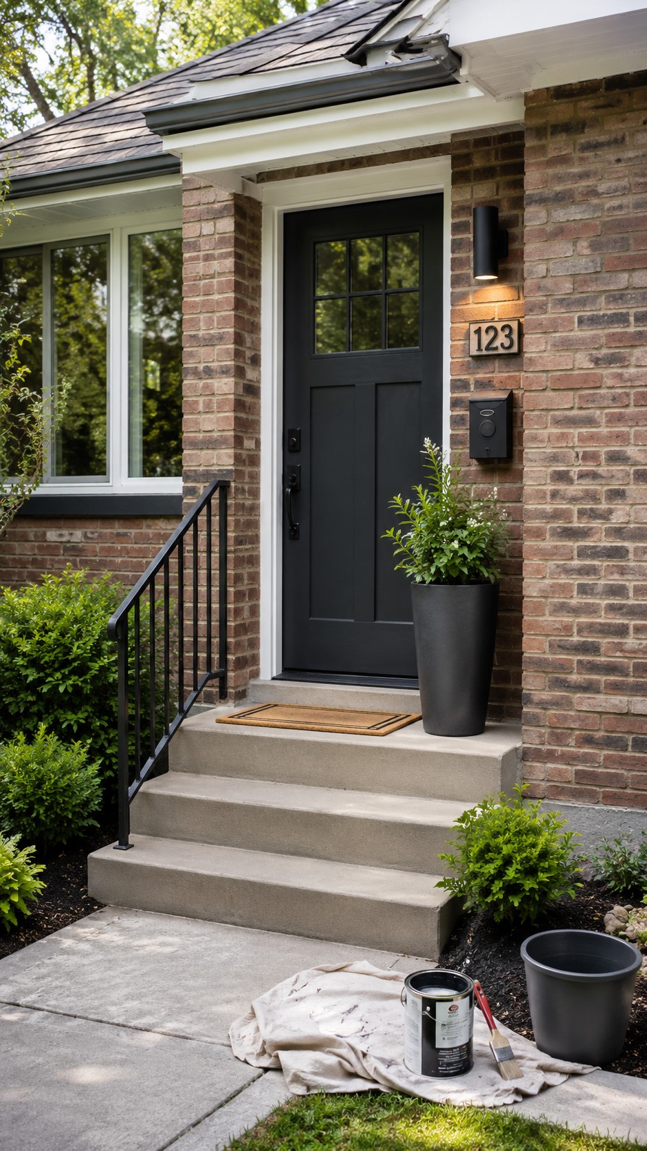 Modern Front Porch Makeover Ideas