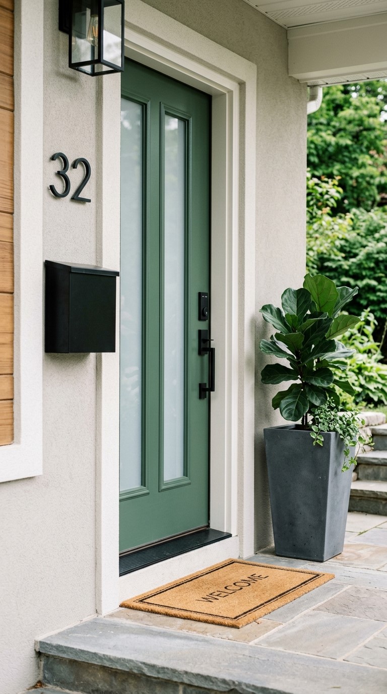 Modern Front Door Makeover