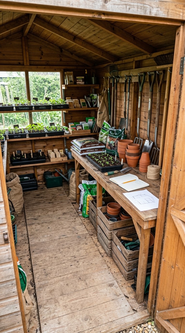 Potting Shed Layout Ideas
