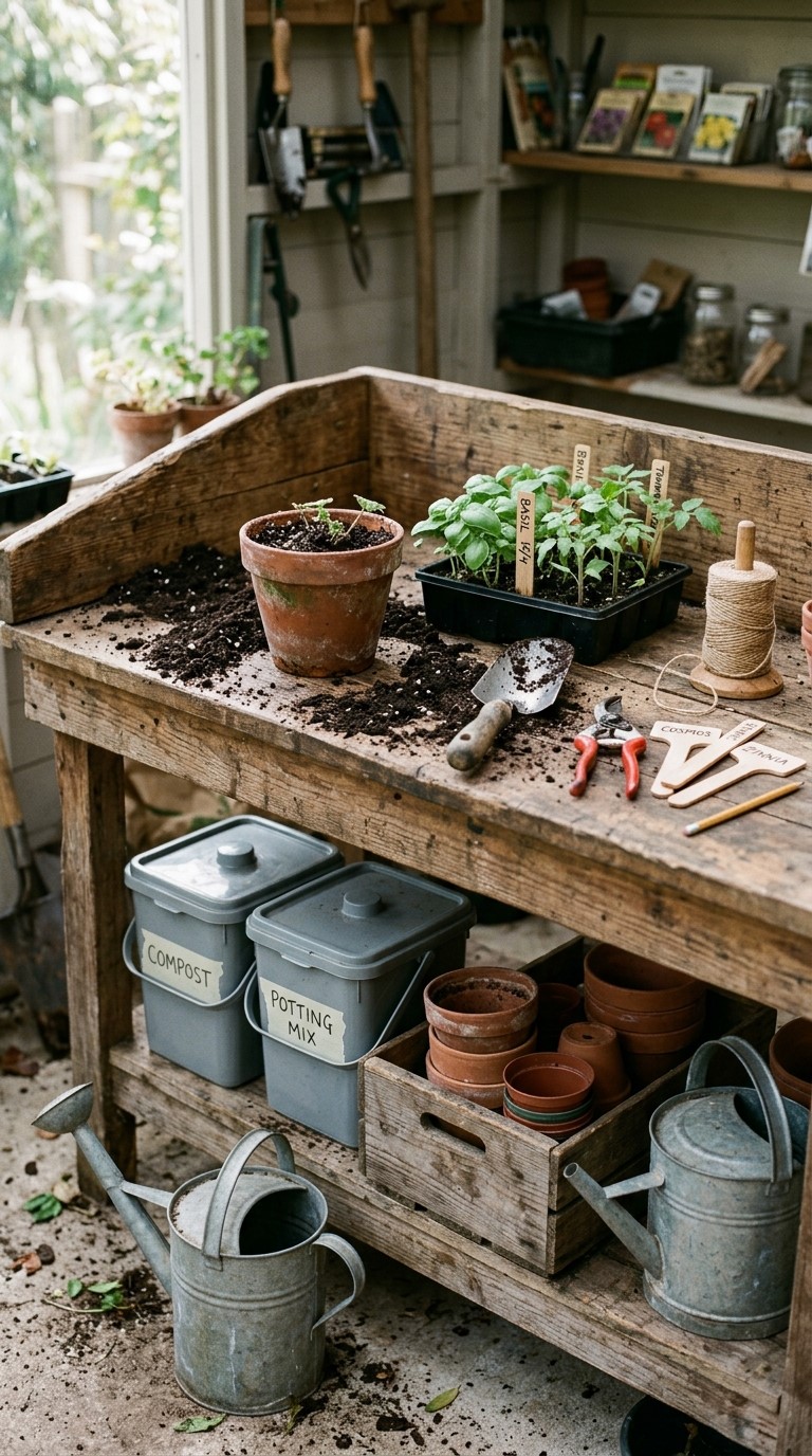 Potting Shed Interior Ideas