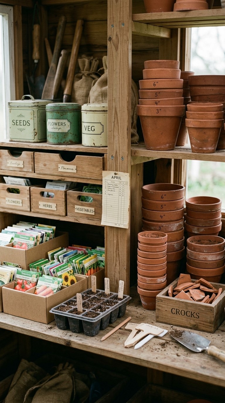 Potting Shed Storage Ideas