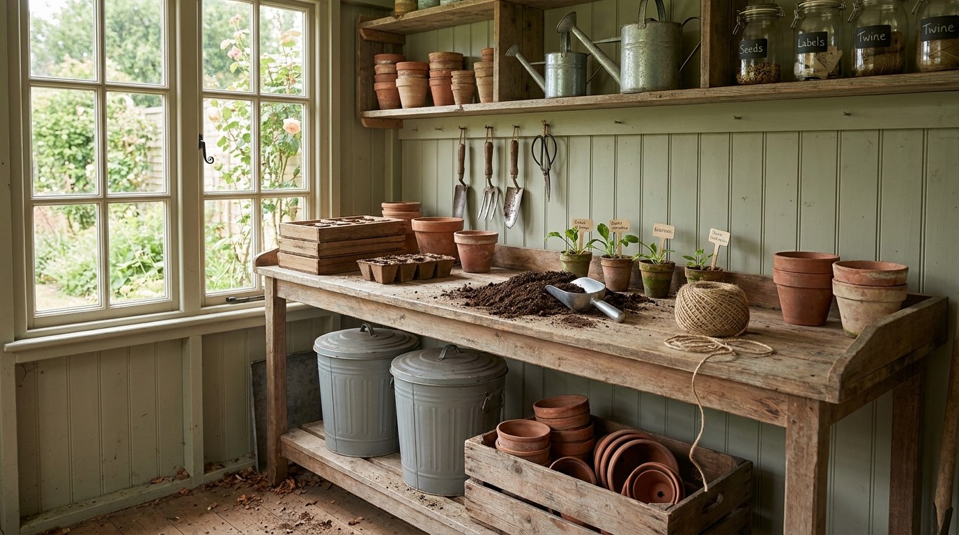 Potting Shed Ideas for a Garden Workspace You’ll Want to Use