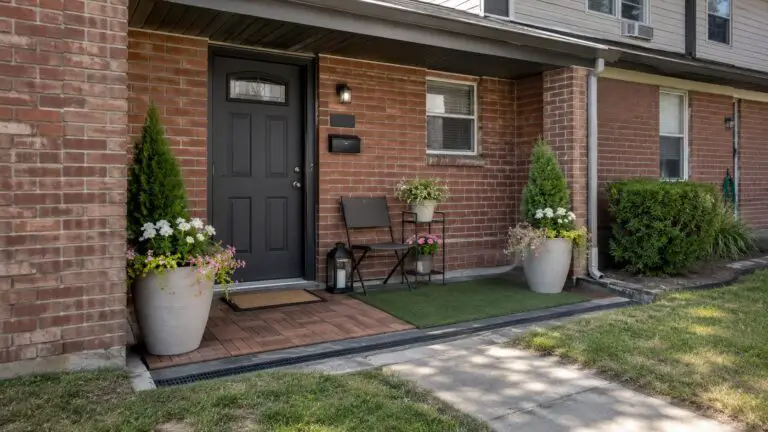 Renter friendly front yard