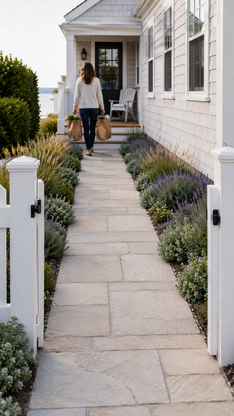 Compact Walkway Planting