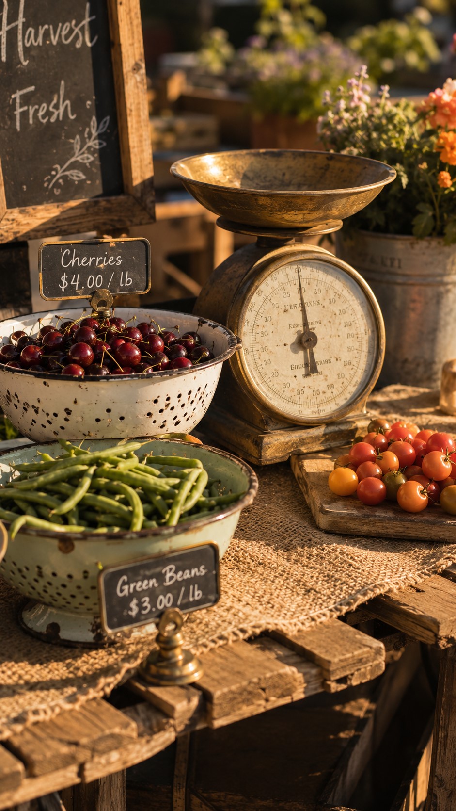 Styling a Vintage Booth Display