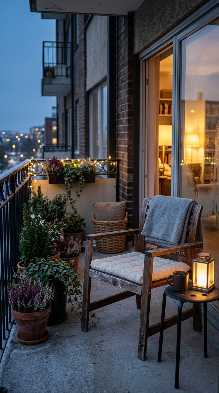 Cosy Winter Garden Balcony Ideas