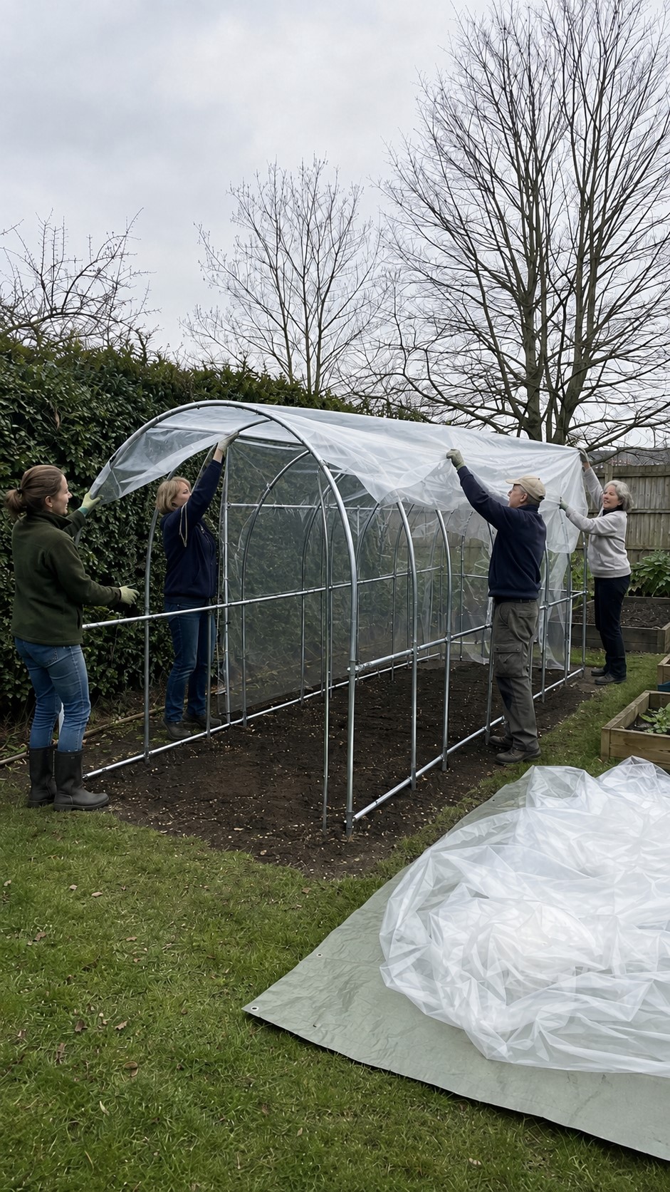 Fit a Polytunnel Cover