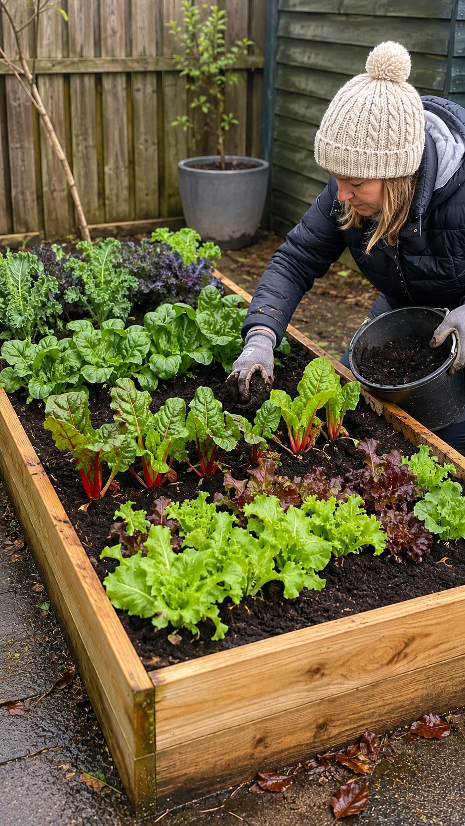 One Small Raised Bed