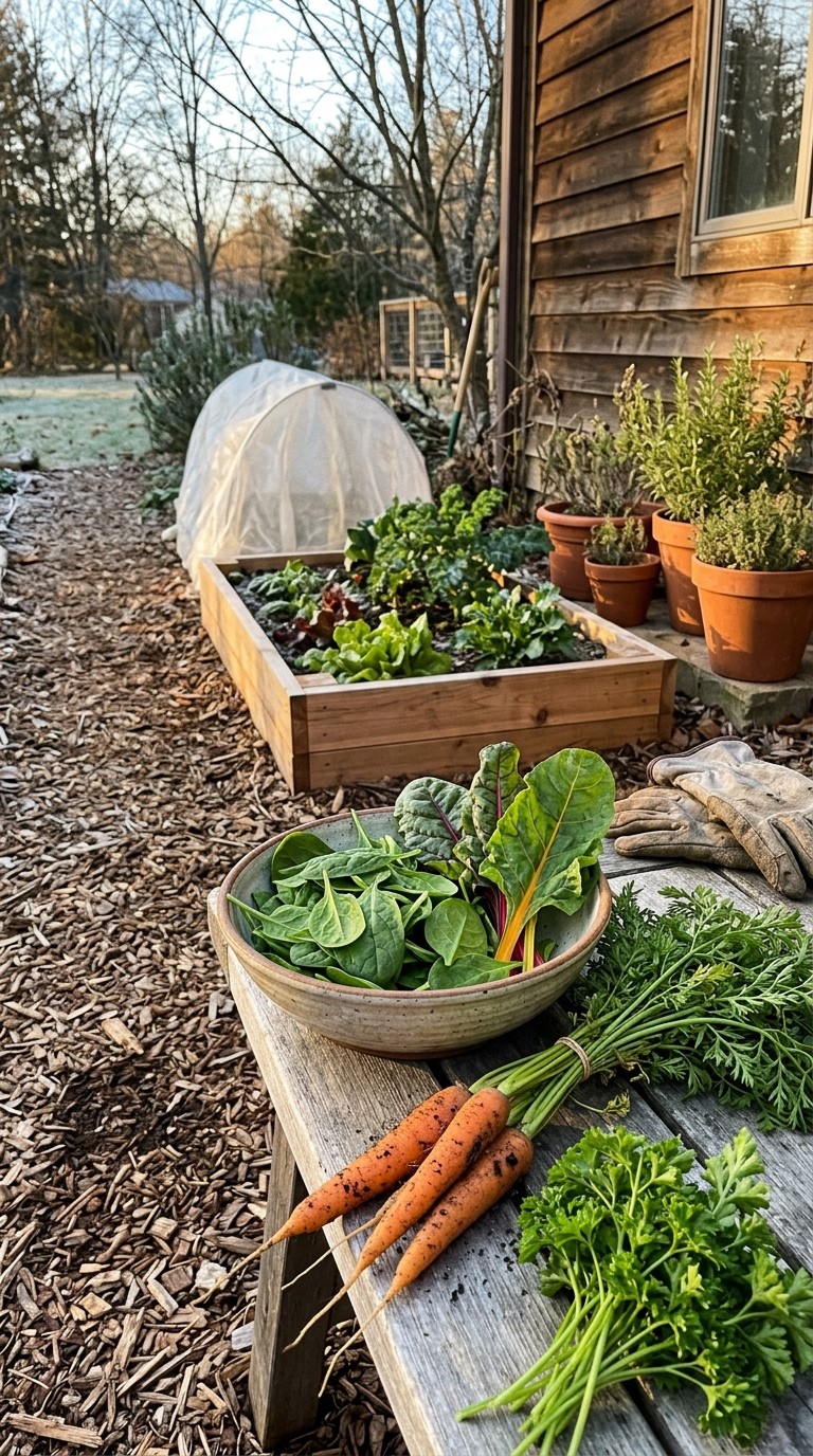 Small Winter Harvest Garden