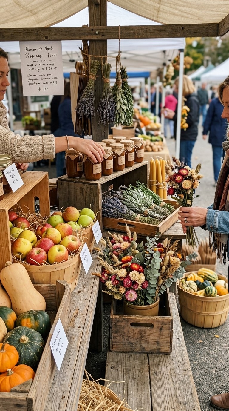 Best Products to Sell at a Fall Farmers Market