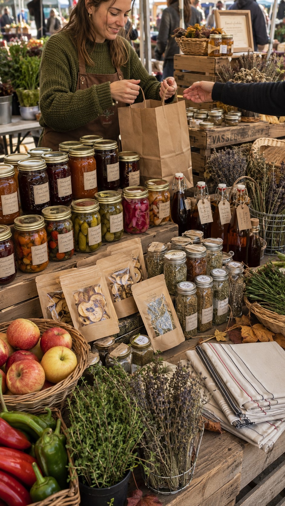 Homemade Food Items to Sell at a Farmers Market