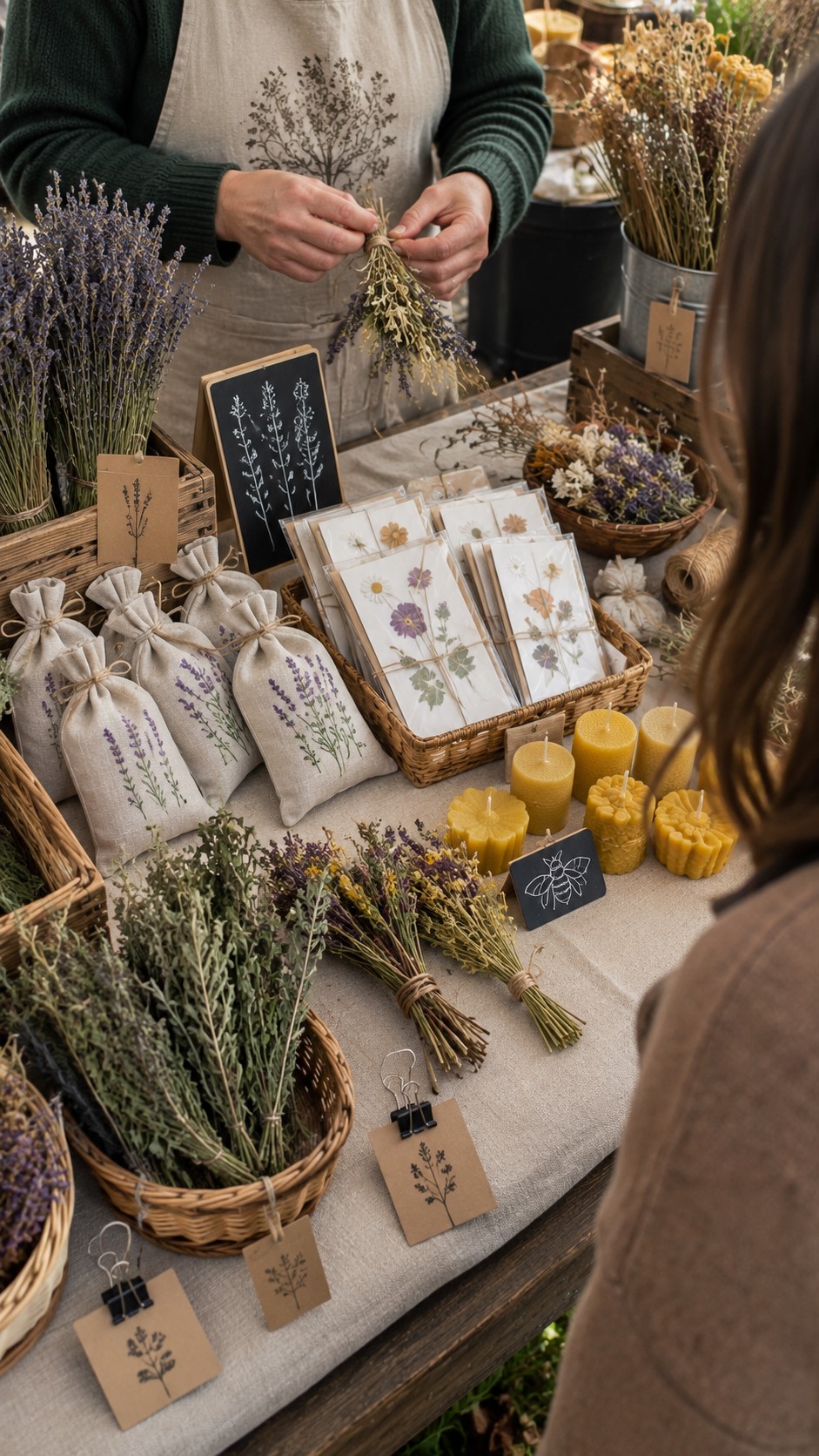 Handmade Items to Sell at a Farmers Market With a Seasonal Link