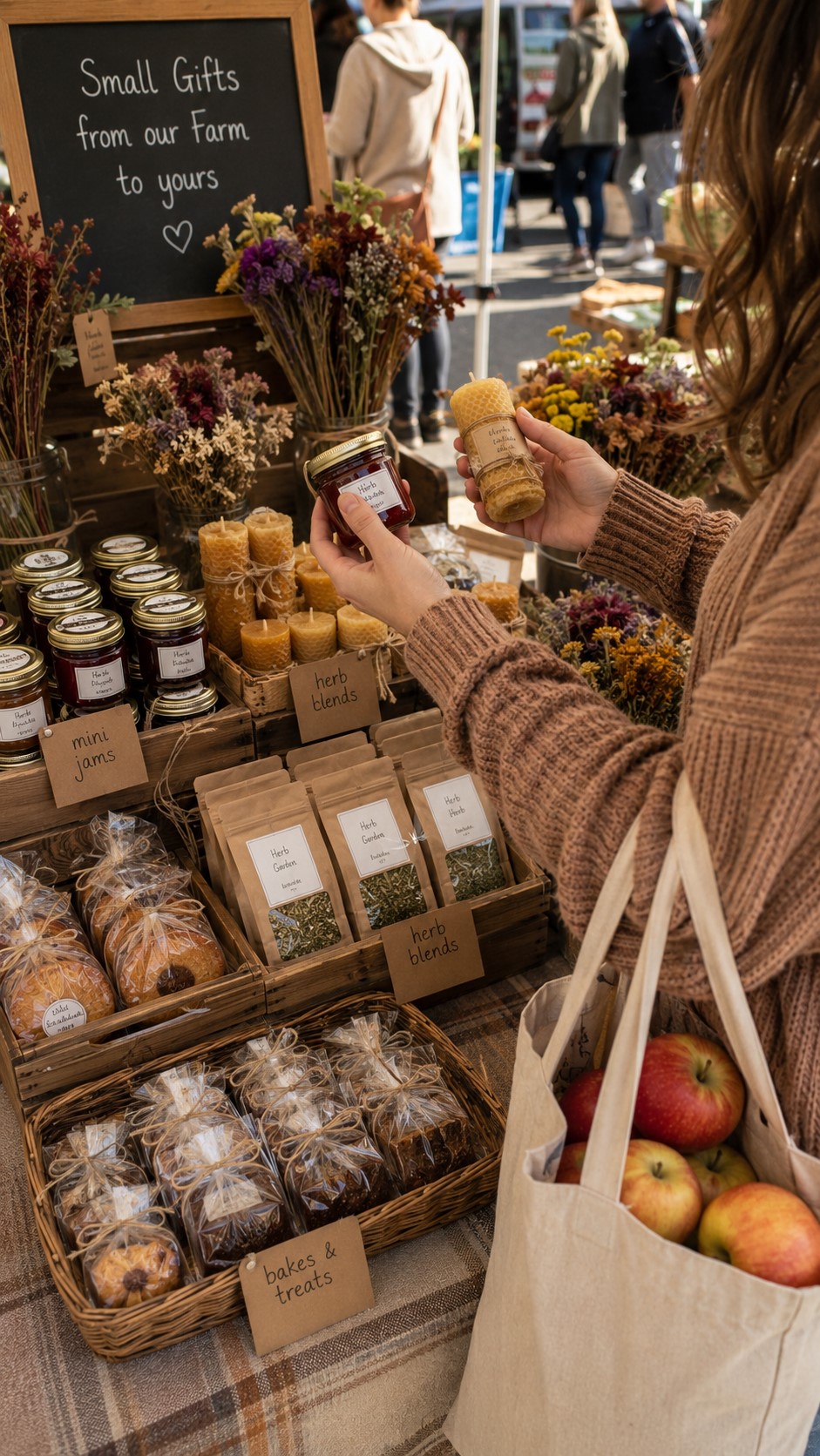 Fall Farmers Market Vendor Ideas for Small Gifts