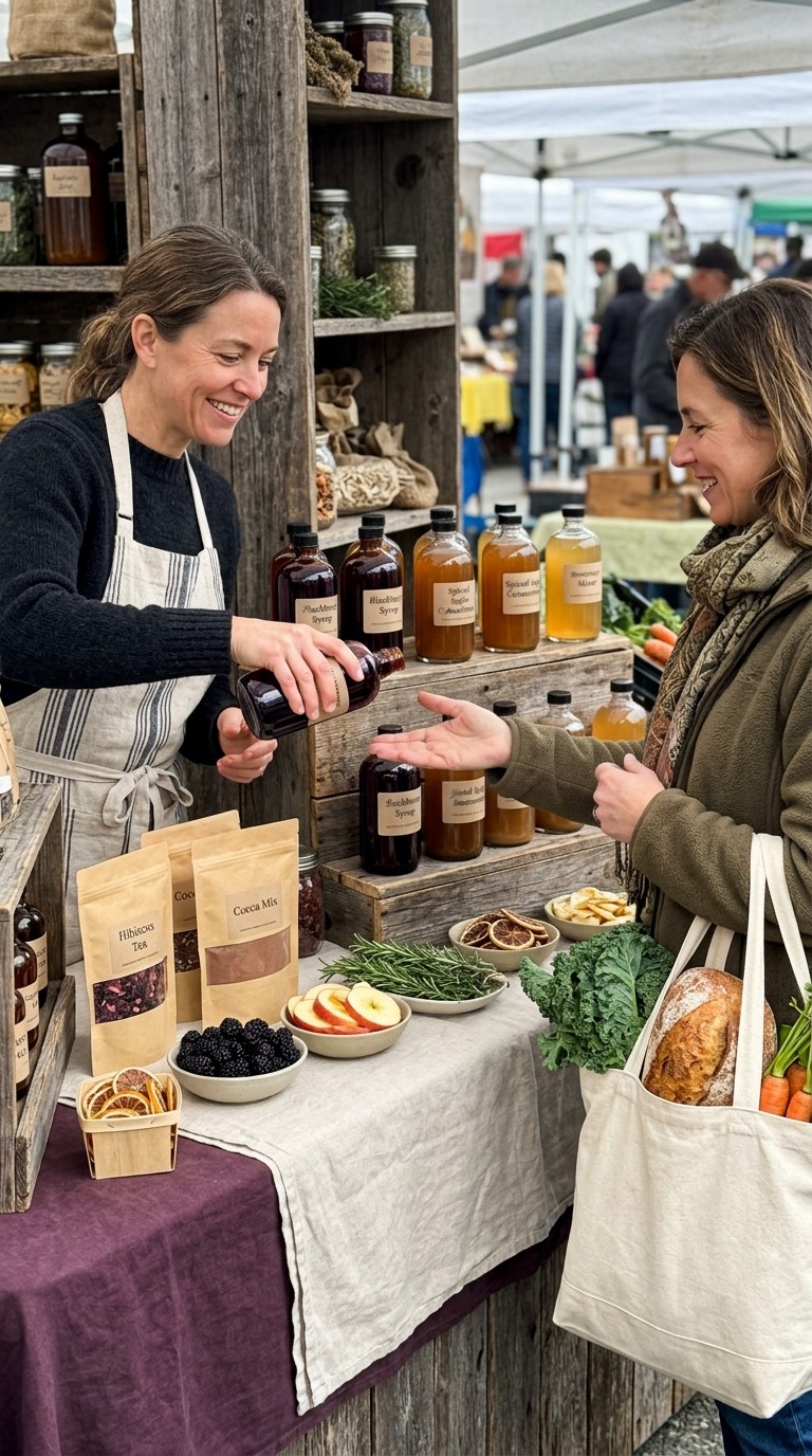 Apothecary Market Booth 