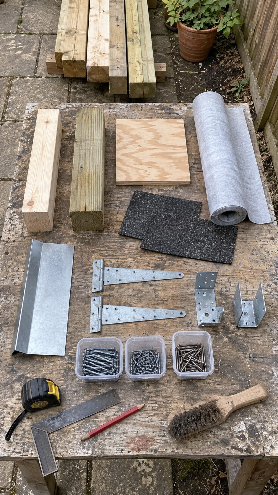 DIY Garden Shed Building Samples