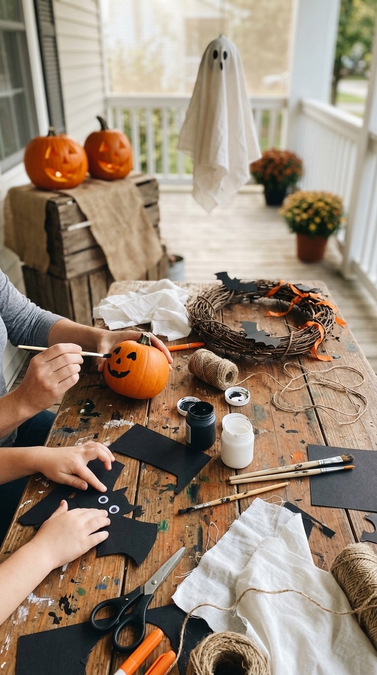 Family-Friendly Halloween Porch Decorations