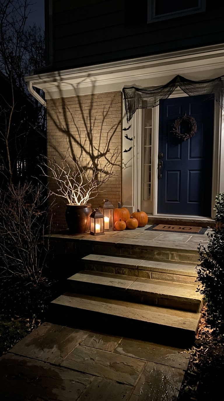 Halloween Porch Lighting